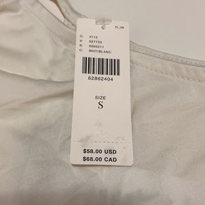 Anthropologie deep V back camisole